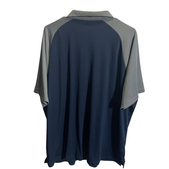 Antigua Mens 2XL Navy/Gray Polo Shirt New Orleans Pelicans Logo - Picture 4 of 4